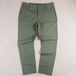 Mondetta Outdoor Project Stretch Chino Pants Men 34x29 Olive Green Tech Travel
